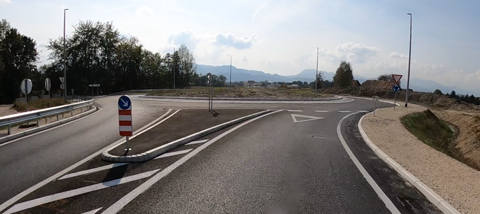 Cesta Arclin – Ljubečna iz ptičje perspektive