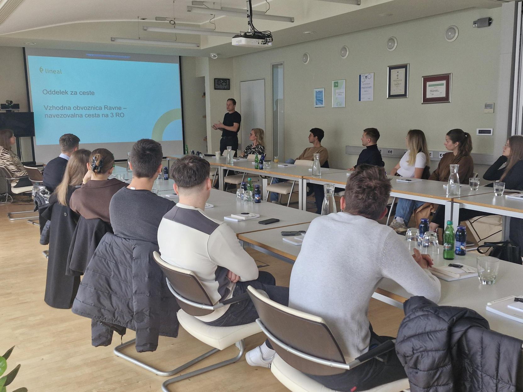 Obisk študentov Fakultete za gradbeništvo, prometno inženirstvo in arhitekturo (UM)